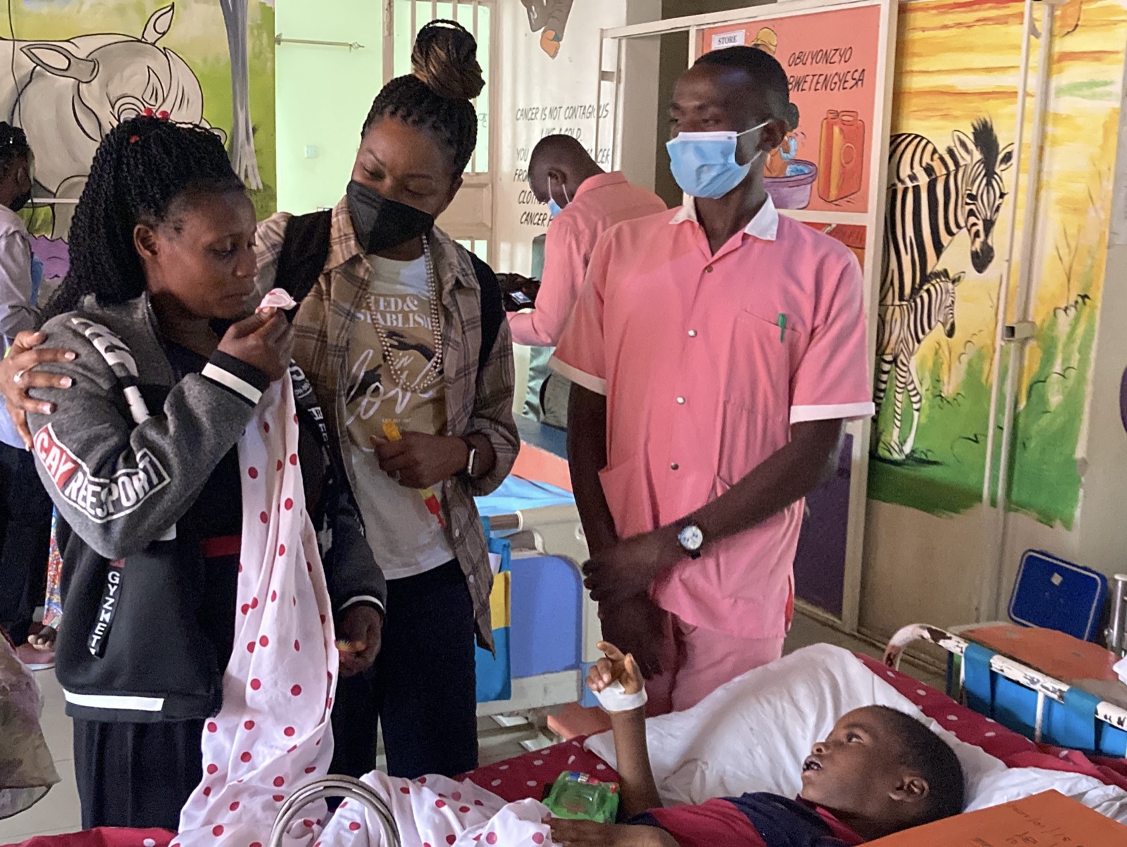Shunna visiting Mbarara Pediatric Hospital